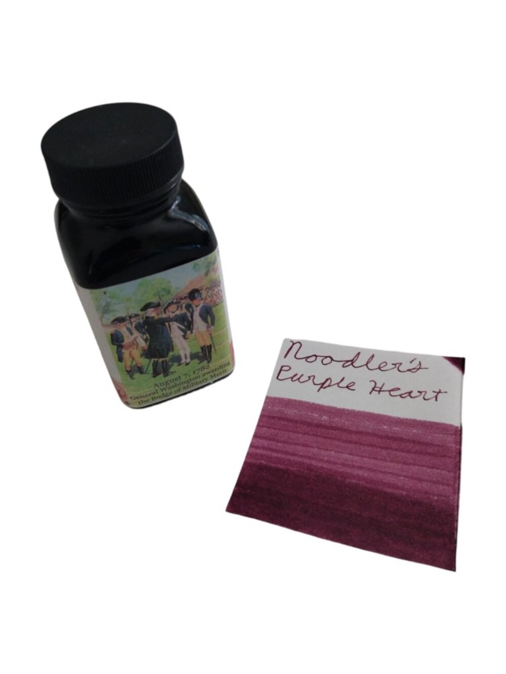 Noodler's Purple Heart Fountain Pen Ink 3 Oz Glass Bottle Like New Purple Ink